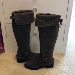 Tory Burch Brown Leather Riding Style Boots sZ 6